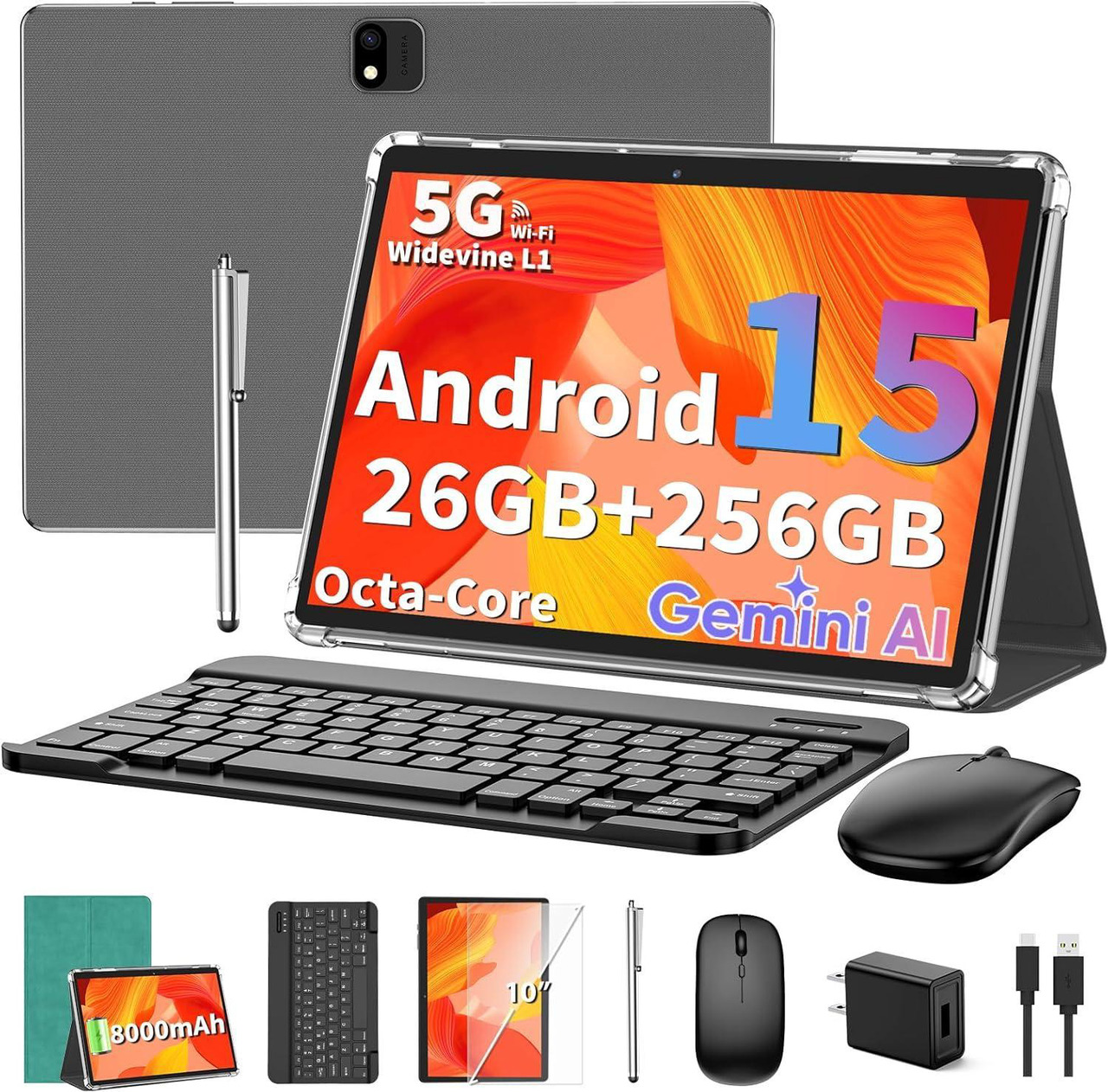 10" Inch TabletAndroid 15 Tablet (2026,)